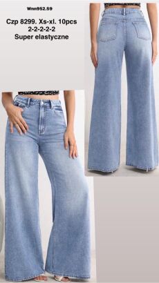 Jeansy paczka 10 par