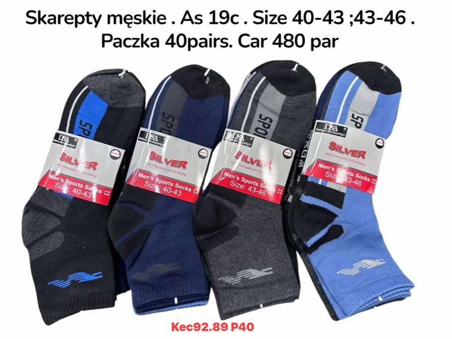 SKARPETY   paczka:    40 par