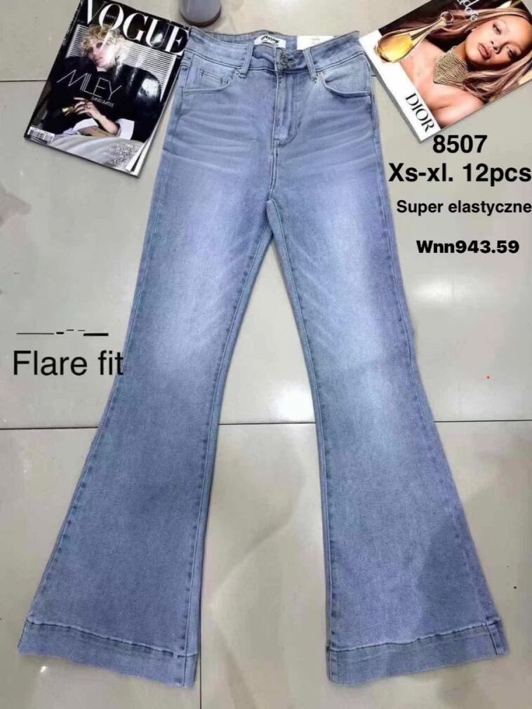 Jeansy paczka 12 par