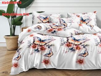 Komplet pościeli 5D 100% satyna - bawełna  3 Częściowy  Rozmiar:          200x220 cm - 5