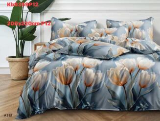 Komplet pościeli 5D 100% satyna - bawełna  3 Częściowy  Rozmiar:          200x220 cm - 27