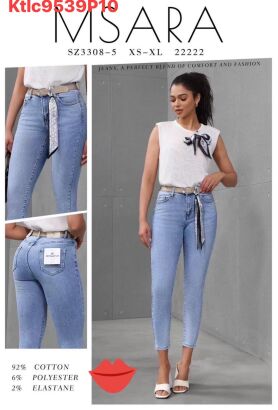 JEANS  MSAARA     Paczka: 10 szt,     mix size, 1 kolor