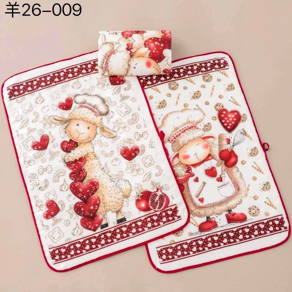 Ścierki w Mikrofibry świętowanie    Rozmiar:   40/60cm   Paczka :    20szt / mix wżoỏu