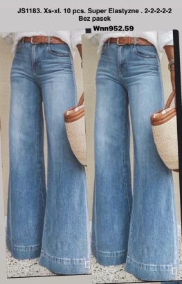 Jeansy paczka 10 par