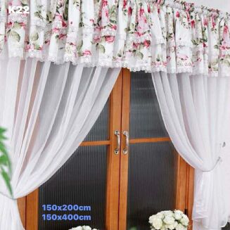 Firanki gotowe  rozmiar: 150x400cm - 4