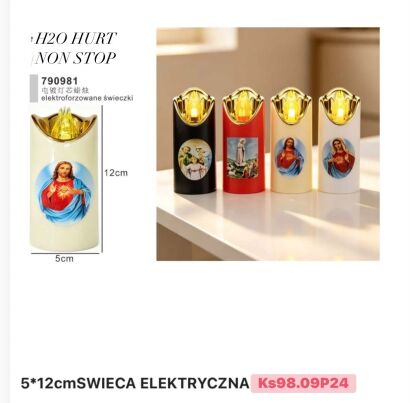 ŚWIECA ELEKTRYCZNA   Paczka:   24 szt