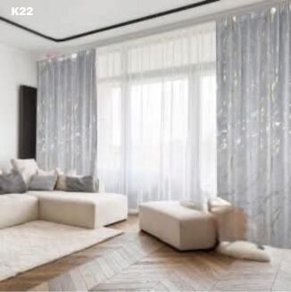 Zasłona welurowa  ze złotym wzorem taśma WAVE Rozmiar:   145x250cm - 15