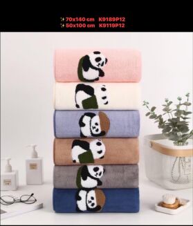 ręczniki 50x100 - paczka 12 szt mix mikrofilbry - 3