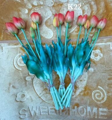 Piękne tulipany silikonowe