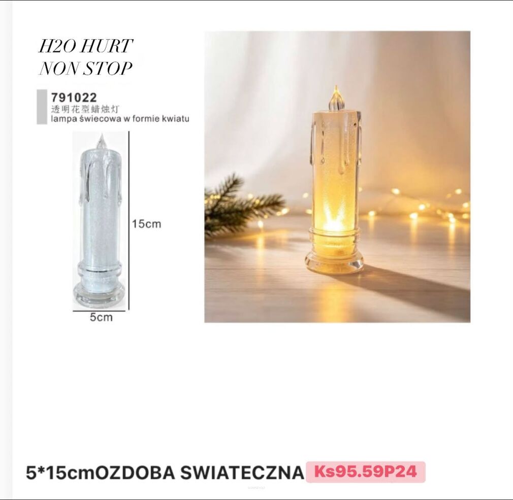 OZDOBA ŚWIĄTECZNA         Paczka:   24 szt