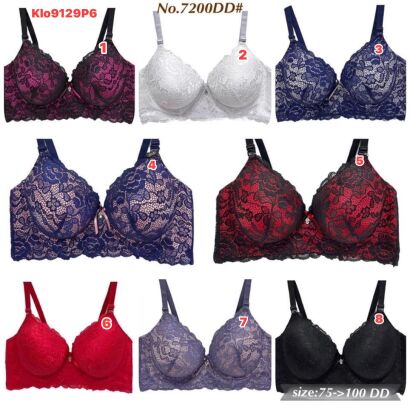 BIUSTONOSZ   Paczka: 6 szt /1 kolor   Mix size