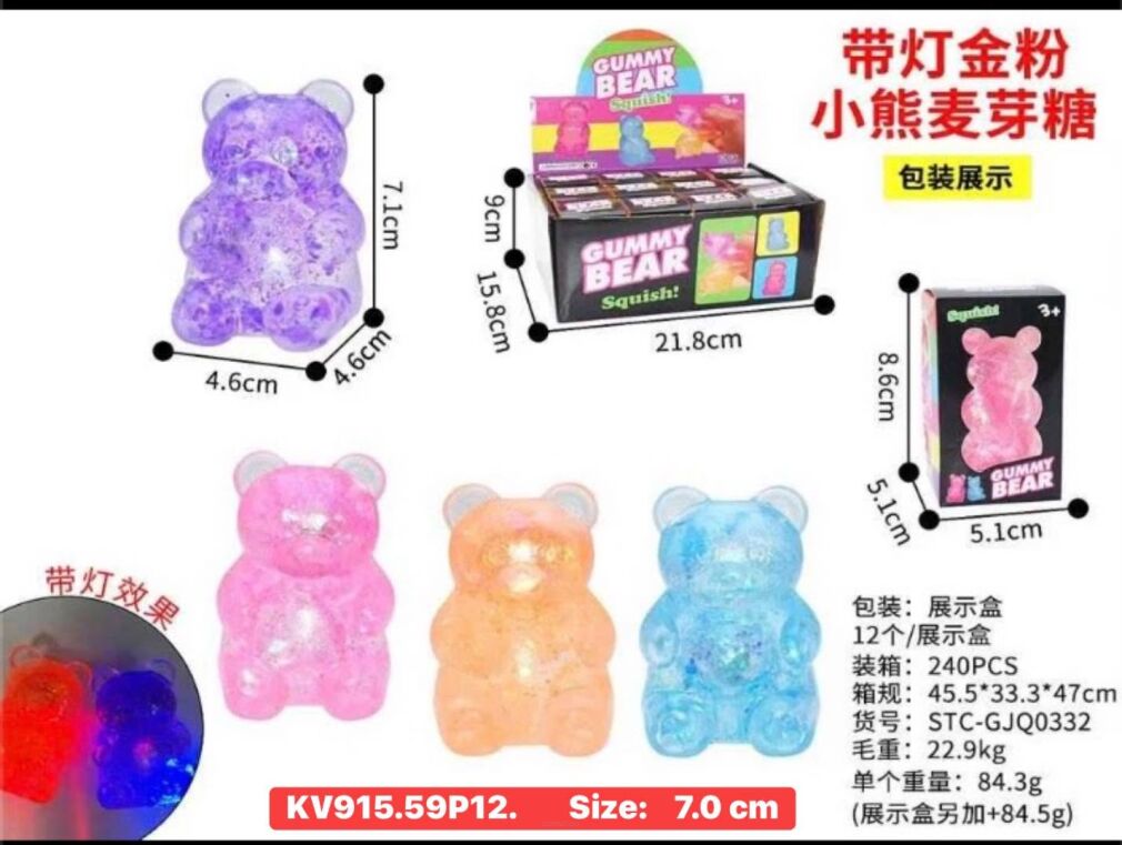 Zabawki squishy     Paczka: 12 szt, mix