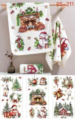 Ścierki w Mikrofibry świętowanie    Rozmiar:   40/60cm   Paczka :    20szt / mix wżoỏu