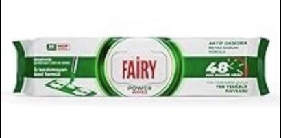 Chusteczki Fairy do podłóg Cena netto:  18 zt /1op 100szt Karton: 12op