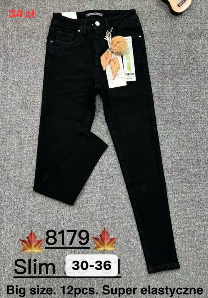 Jeansy paczka 12 par