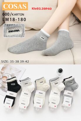 SKARPETY Paczka 40 par, mix cena netto 2,8 zł