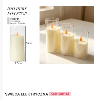 ŚWIECA ELEKTRYCZNA   Paczka:   24 szt