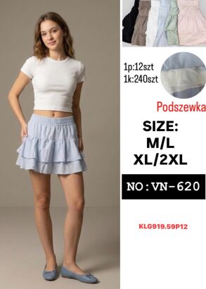 SUKIENKI          Paczka: 12 szt,       mix size, mix kolor