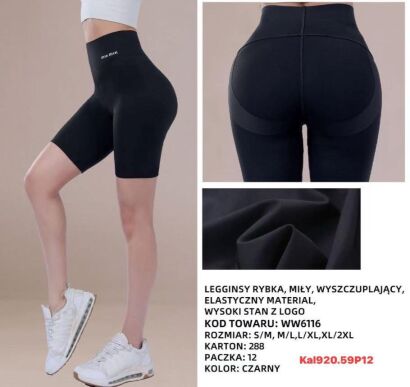 LEGINSY     Paczka 12 szt mix size, 1 kolor