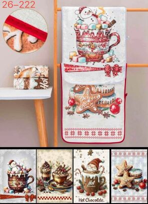 Ścierki w Mikrofibry świętowanie    Rozmiar:   40/60cm   Paczka :    20szt / mix wżoỏu