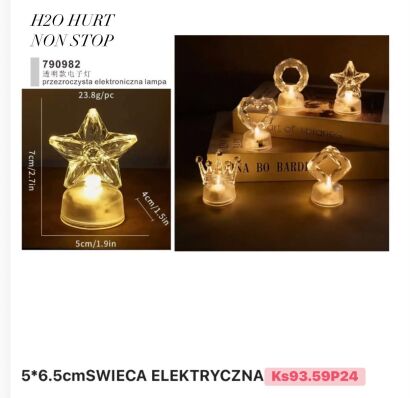 ŚWIECA ELEKTRYCZNA   Paczka:   24 szt