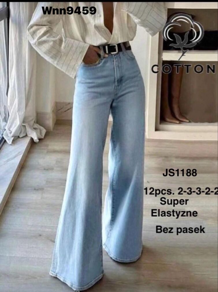 Jeansy paczka 12 par