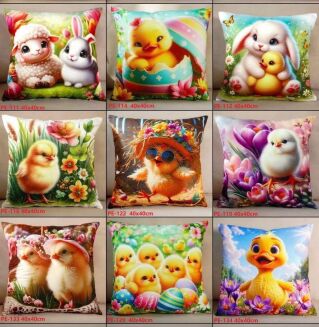 Poszewki wielkanocne paczka 12 szt mix - 2