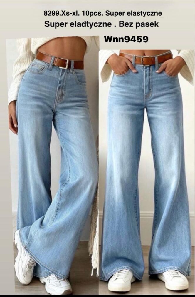 Jeansy paczka 10 par