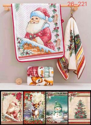 Ścierki w Mikrofibry świętowanie    Rozmiar:   40/60cm   Paczka :    20szt / mix wżoỏu