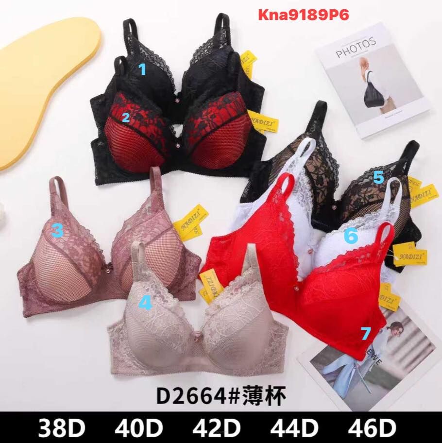 biustonosze paczka 6 szt 1 kolor