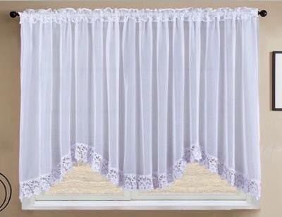 Firanki gotowe gładki i gip pióra  Rozmiar: 150x400cm