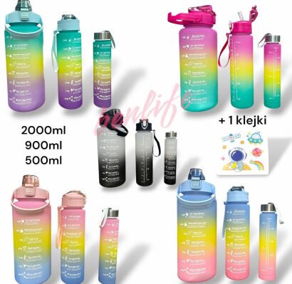 Komplet ( bardzo dobry materiał):    3 szt  2000ml+900ml+500ml