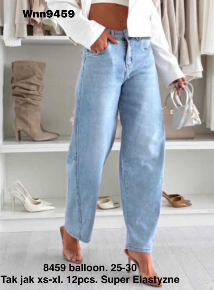 Jeansy paczka 12 par