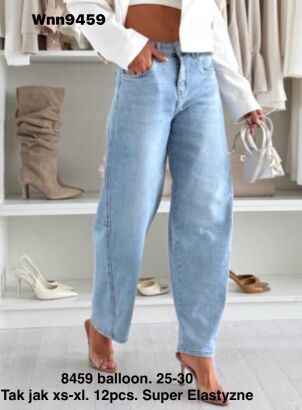 Jeansy paczka 12 par