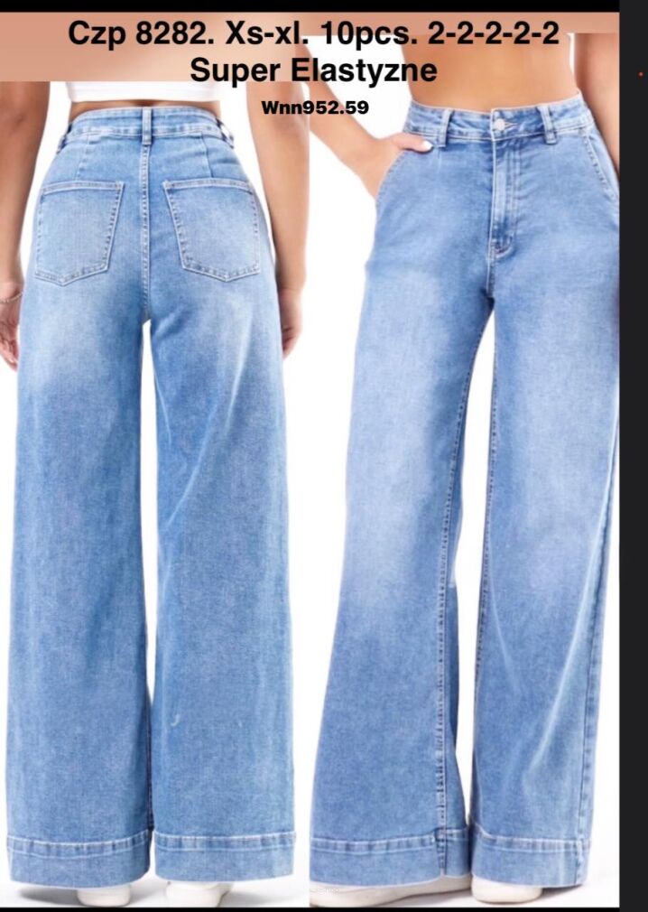 Jeansy paczka 10 par