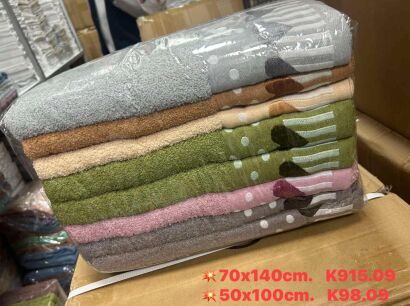 RĘCZNIKI    100% bawełna   Paczka: 8 szt, mix kolor   50x100cm. 