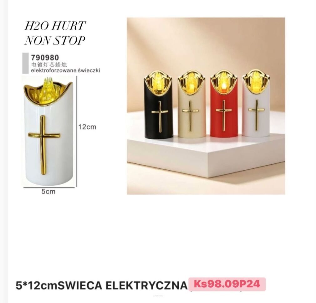 ŚWIECA ELEKTRYCZNA   Paczka:   24 szt