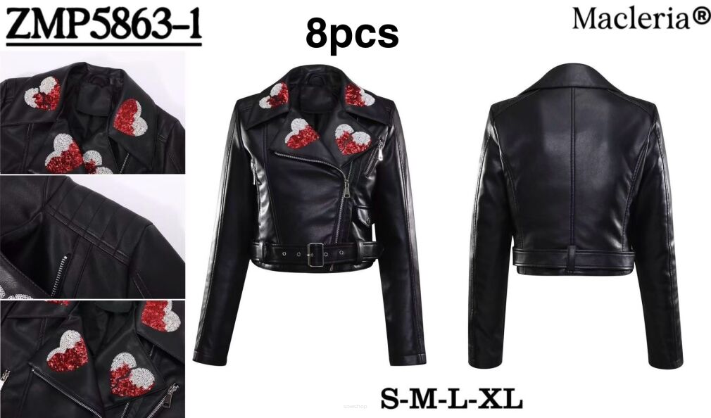 SKÓRZANA KURTKA  Paczka:        8 szt  Cena netto:  55 zł 