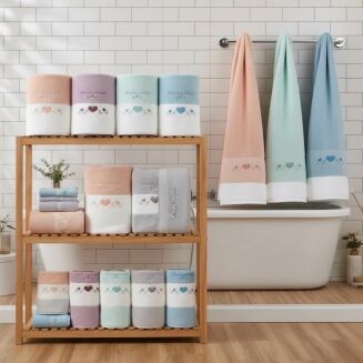 RĘCZNIKI MIKROFIBRY     SIZE 50X100CM,     PACZKA 12 SZT MIX KOLOR - 8