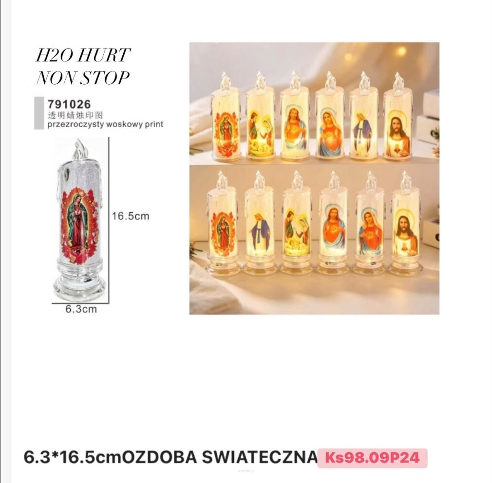 OZDOBA ŚWIĄTECZNA            Paczka:   24 szt