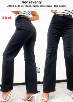 Jeansy paczka 12 par - 24