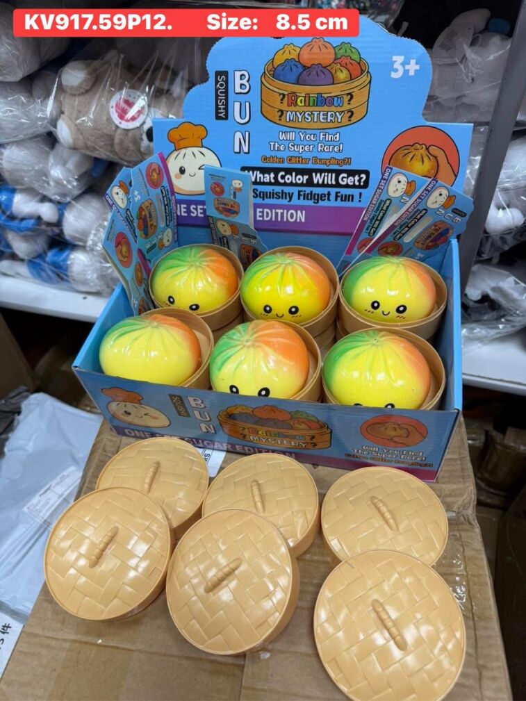 Zabawki squishy     Paczka: 12 szt, mix