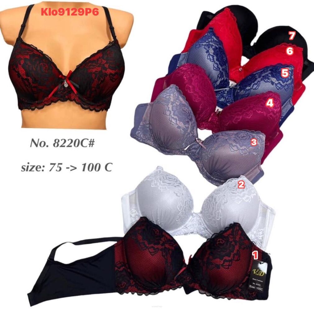 BIUSTONOSZ   Paczka: 6 szt /1 kolor   Mix size