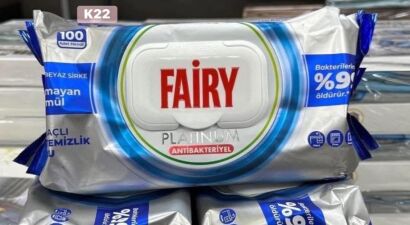 Chusteczki Fairy Cena netto:  12 zt /1op 100szt Karton: 12op