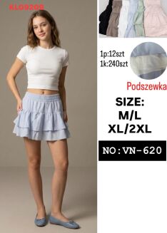 SUKIENKA       Paczka: 12 szt,     mix size, mix kolor - 2