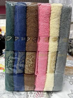 ręczniki bawełniane paczka 12 szt mix 50x100 - 3