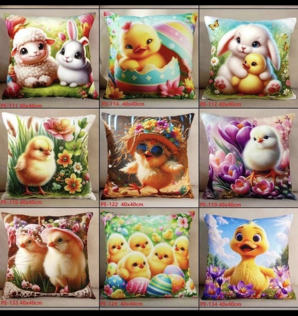 POSZEWKA  Rozmiar:   45 x 45 cm  Paczka:     12 szt, mix