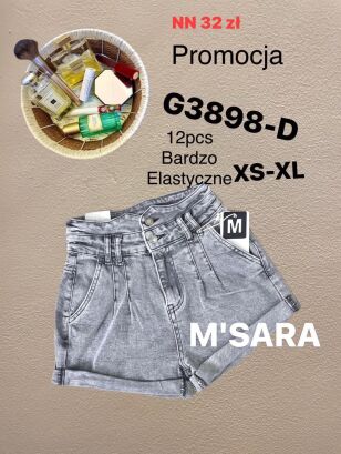 JEANS.  NN     Paczka: 12 szt     Mix size, 1 kolor