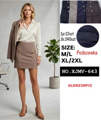 SUKIENKI     Paczka: 12 szt,     mix size, mix kolor