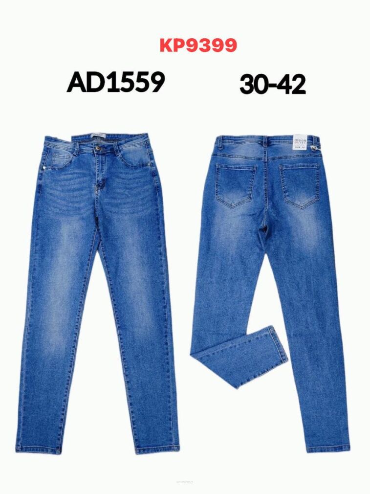 JEANS      Paczka: 12 szt,     mix size, 1 kolor